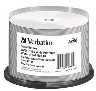 Verbatim DataLifePlus - 50 x DVD-R - 4.7 GB 16x, Ansicht 2