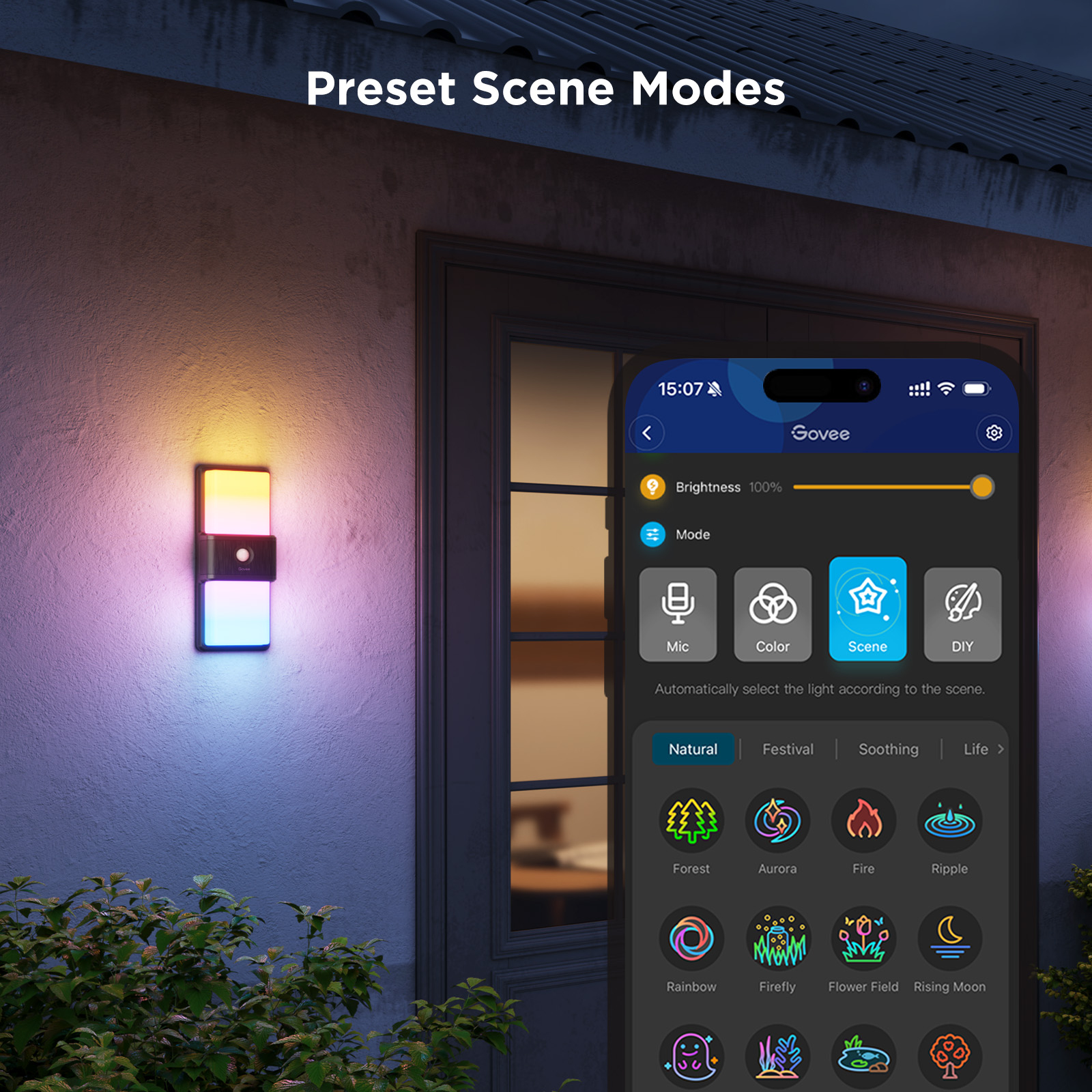Govee Outdoor Wandleuchte Smart Wall light, Ansicht 3