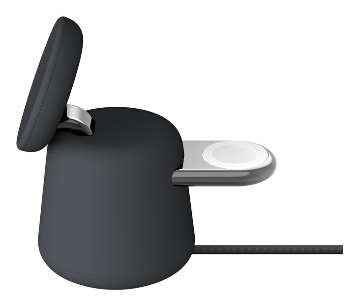 Belkin BoostCharge Pro Kabellose 2-in-1-Ladestation mit Qi2 (15W) Charcoal, Ansicht 3