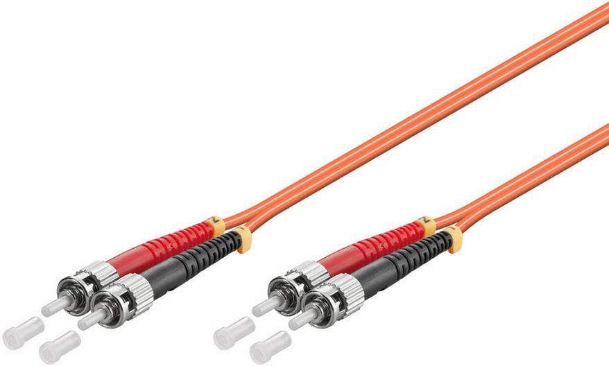 MicroConnect FIB1120005-2 - 0,5 m - OM2 - ST/UPC - ST/UPC - Männlich/Männlich - Orange, Ansicht 2