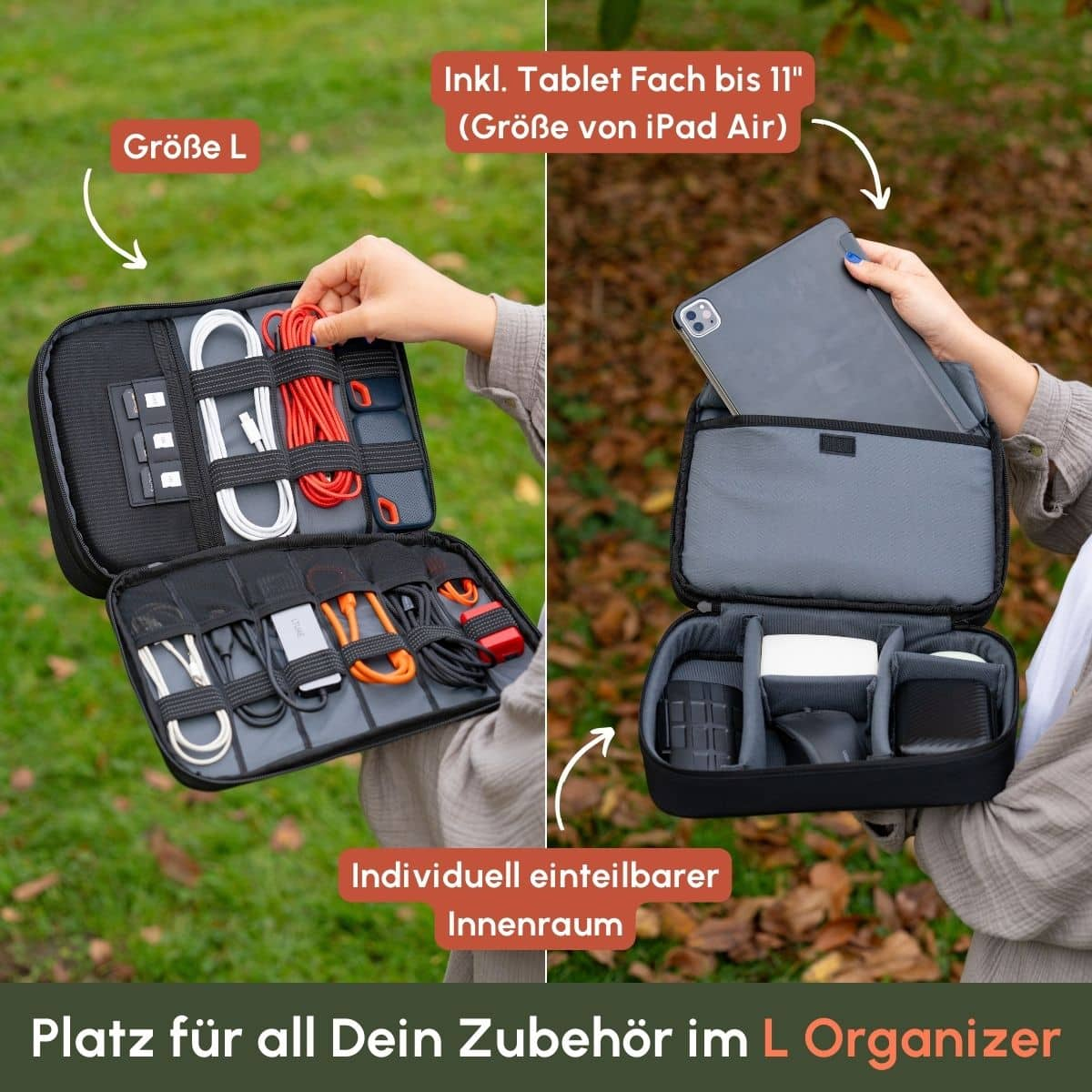 C-ROPE Elektronik Organizer Variante L in Schwarz retail, Ansicht 2