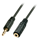 Lindy Premium - Audioverlängerungskabel - 0.08 mm² - Stereo Mini-Klinkenstecker (M)