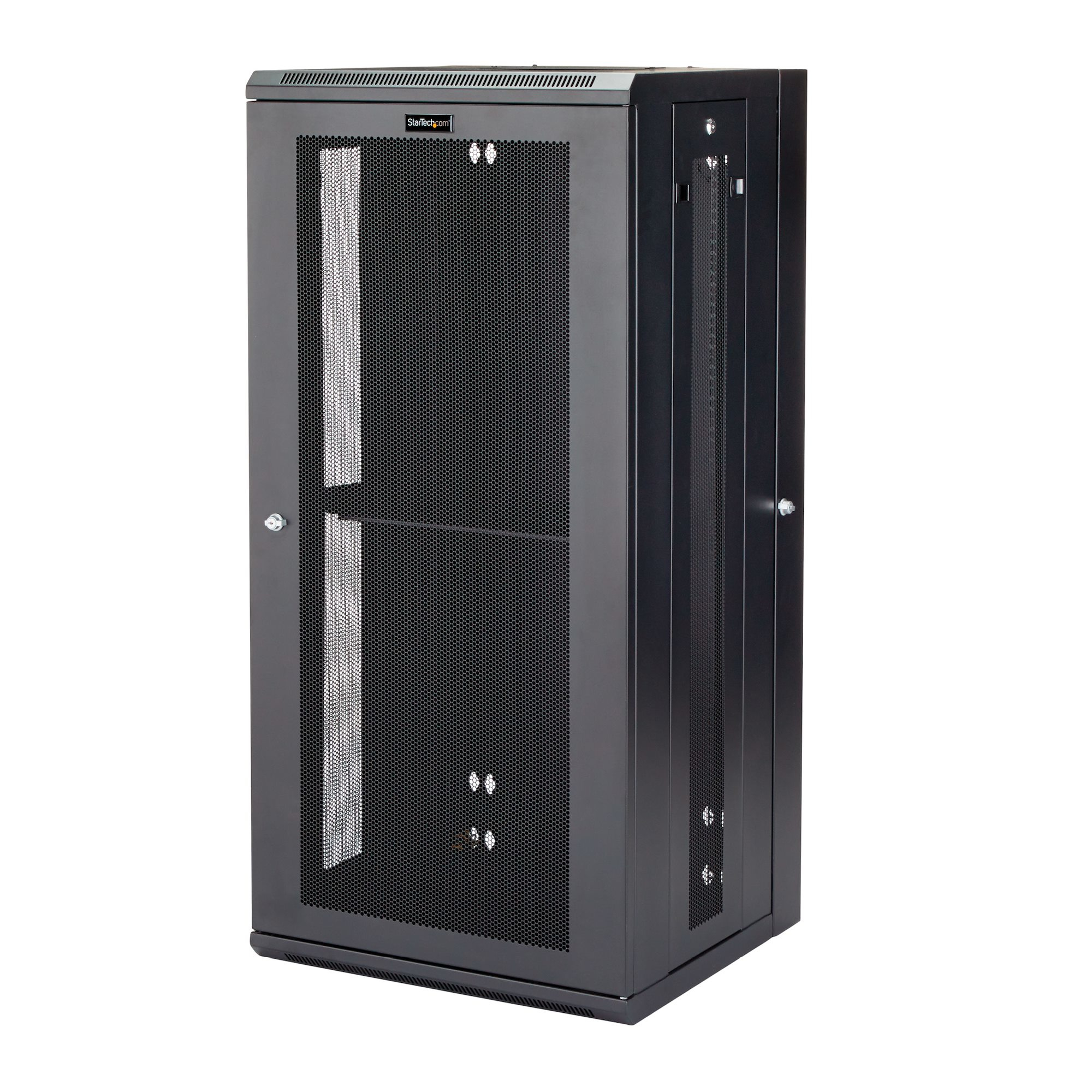 StarTech.com RK2620WALHM Serverschrank (26HE, zur Wandmontage, bis zu 40,6 cm tief, Gehäuse mit Scharnier, Ansicht 2