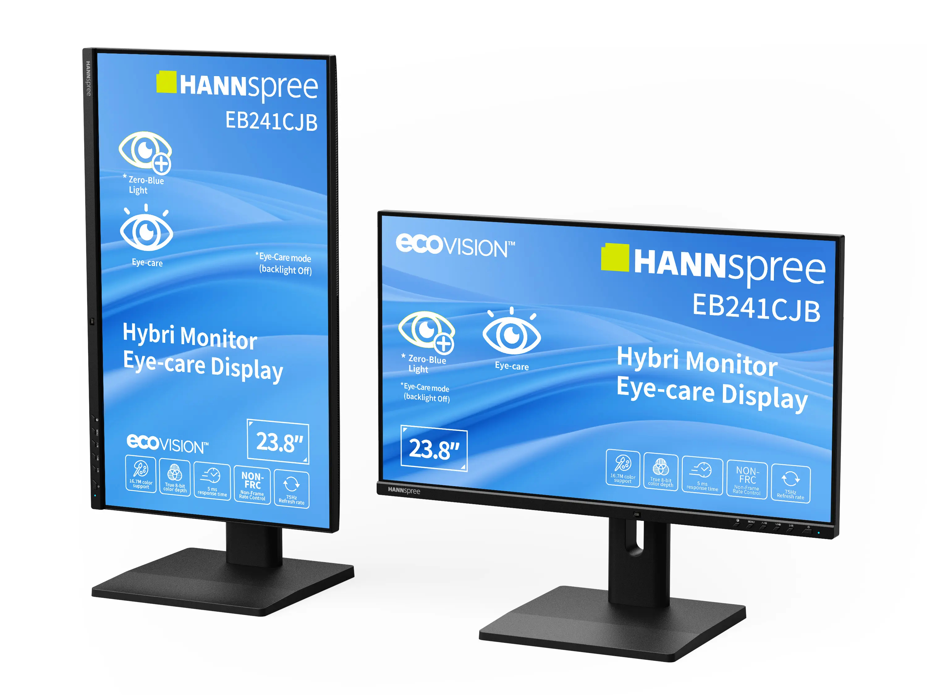 Hannspree 60.4cm 23.8 EB241CJB 16 9 Hybri HDMI+DP+USB, Ansicht 2