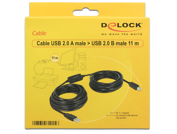 Delock USB-Kabel - USB Typ B (M) bis USB (M), Ansicht 2