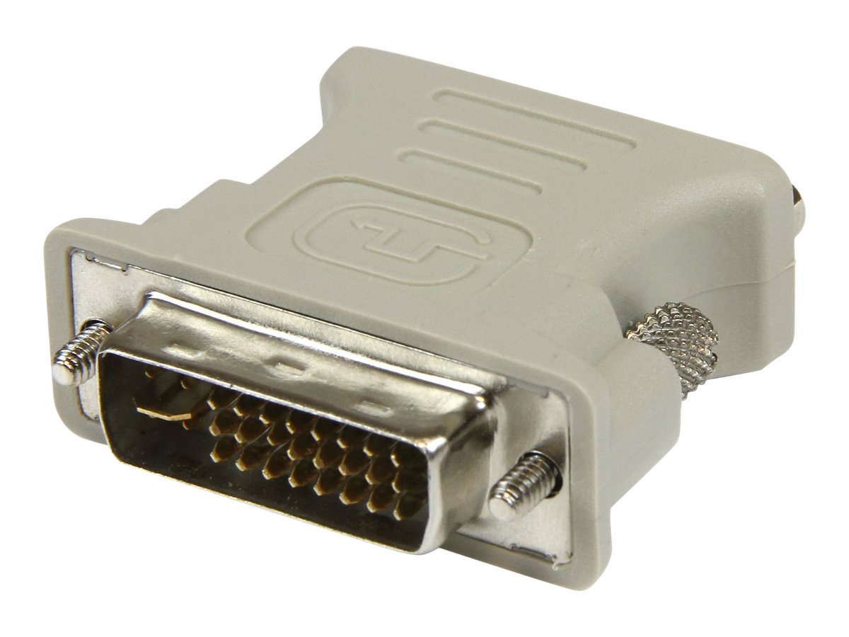 StarTech.com StarTech VGA auf DVI Monitor Adapter - St/Bu - Grau - VGA HD15 zu DVI-I Kupplung - VGA-Adapter - DVI-I (M)
