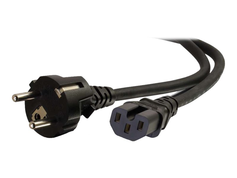 C2G 250 Volt Hot Condition European Power Cord - Spannungsversorgungs-Verlängerungskabel - power CEE 77 (M)