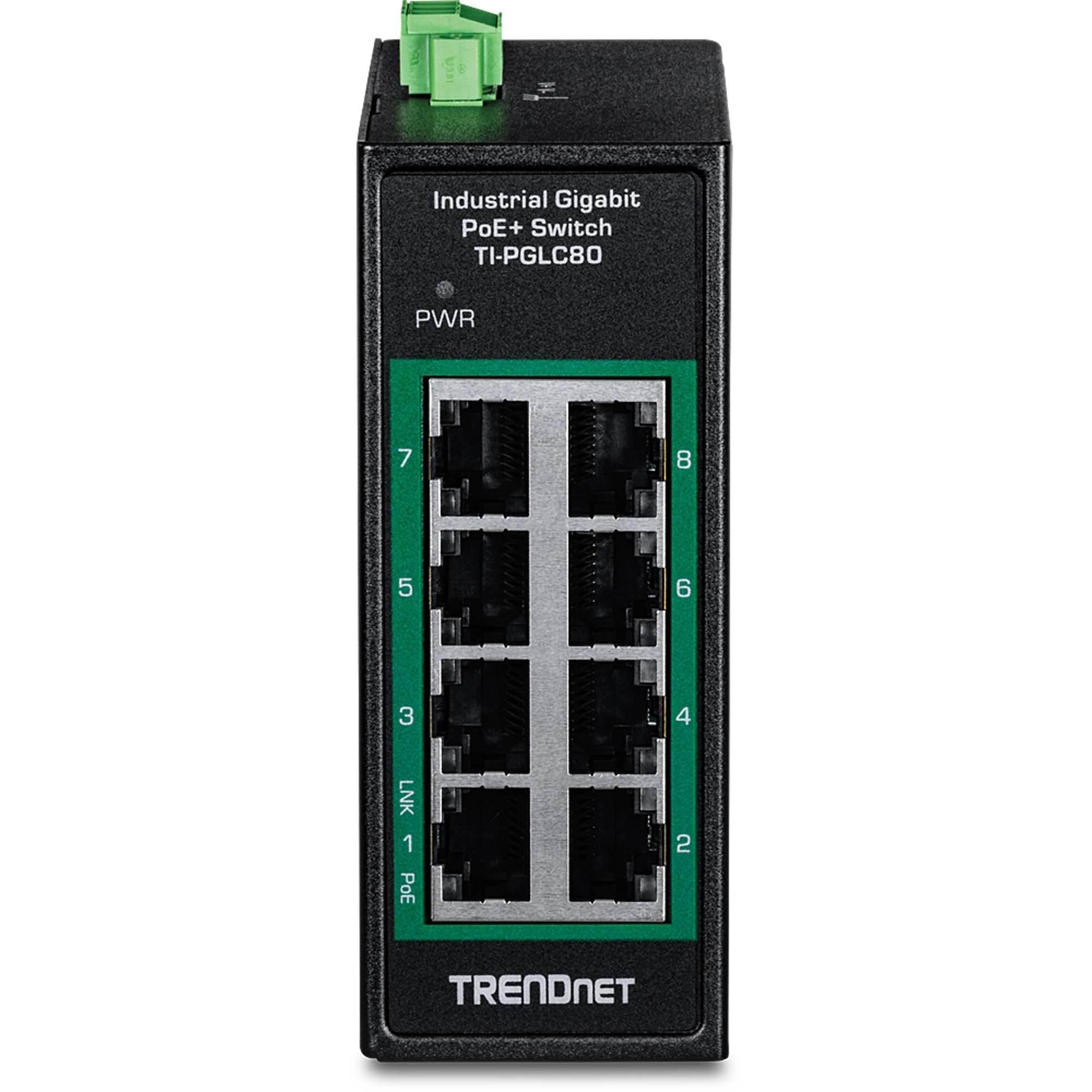 TRENDnet 8-PORT INDUSTRIAL GIGABIT POE+ - Switch - 1 Gbps, Ansicht 3