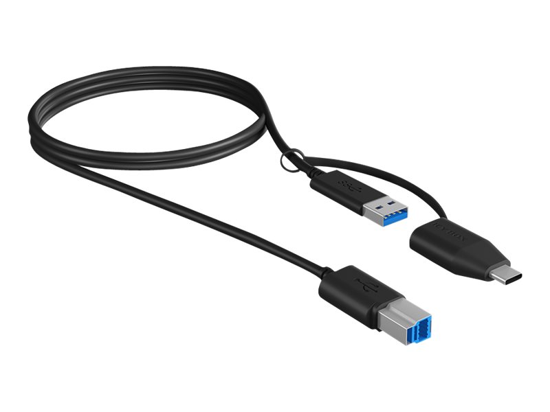 ICY BOX ICY BOX IB-CB032 - USB-Kabel - USB Typ A, USB-C bis USB Type B (M)