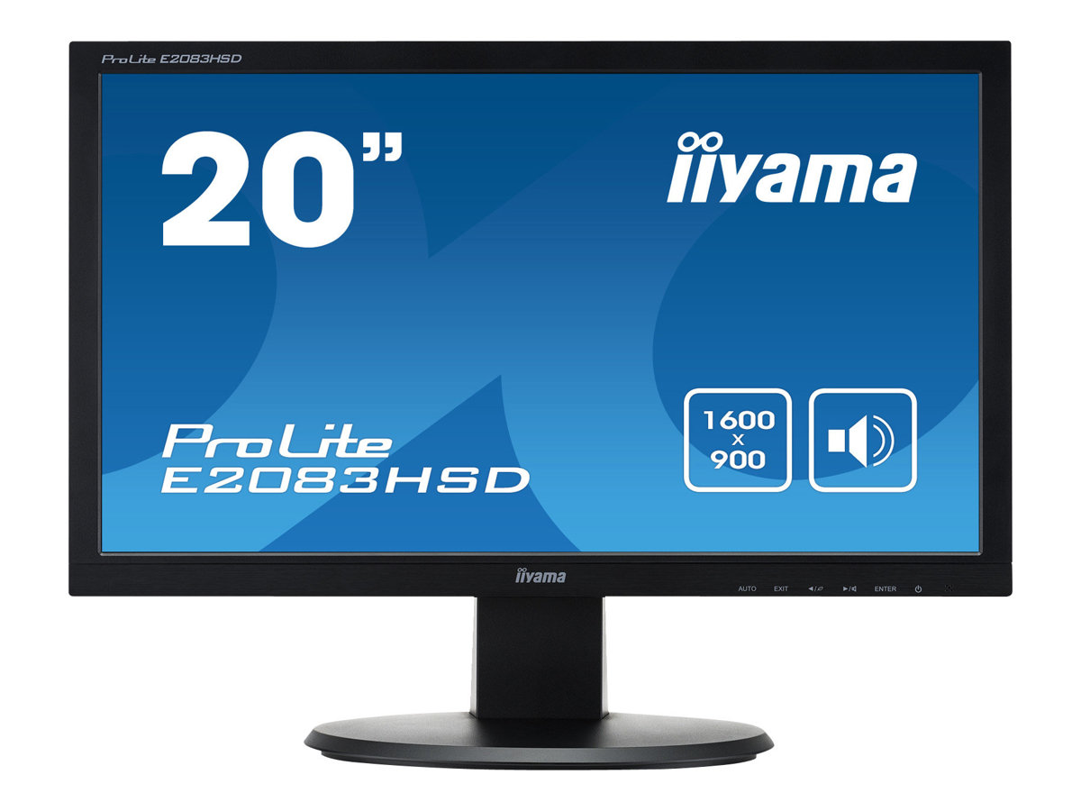 Iiyama 49.4cm (19,5 Zoll) E2083HSD-B1  16:9  DVI Spk black
