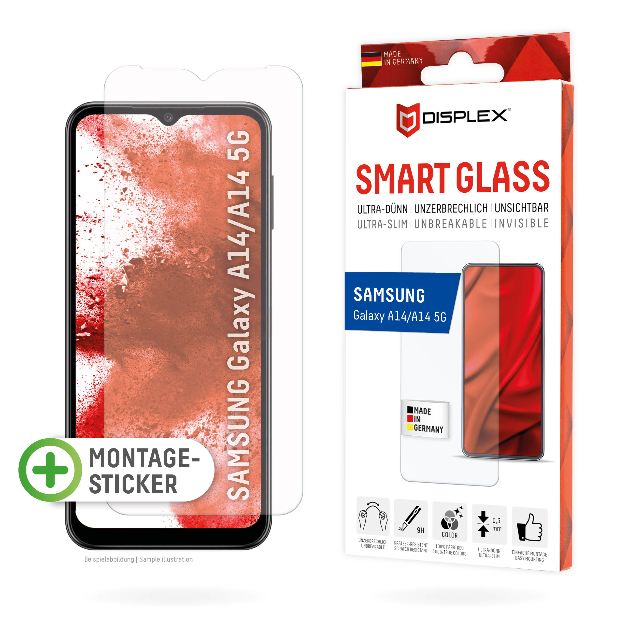 E.V.I. DISPLEX Smart Glass Samsung Galaxy A34 5G, Ansicht 2