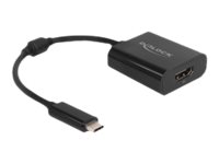 Delock USB Type-C Adapter zu HDMI DP Alt Mode 8K mit HDR Funktion schwarz - Adapter - Digital/Daten
