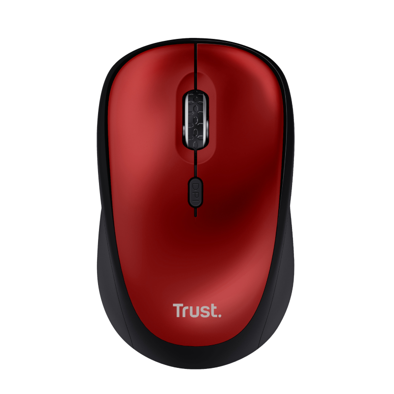 Trust Yvi+ - Maus - leise - Für Rechtshänder - optisch - 4 Tasten - kabellos - 2.4 GHz - kabelloser Empfänger (USB), Ansicht 4
