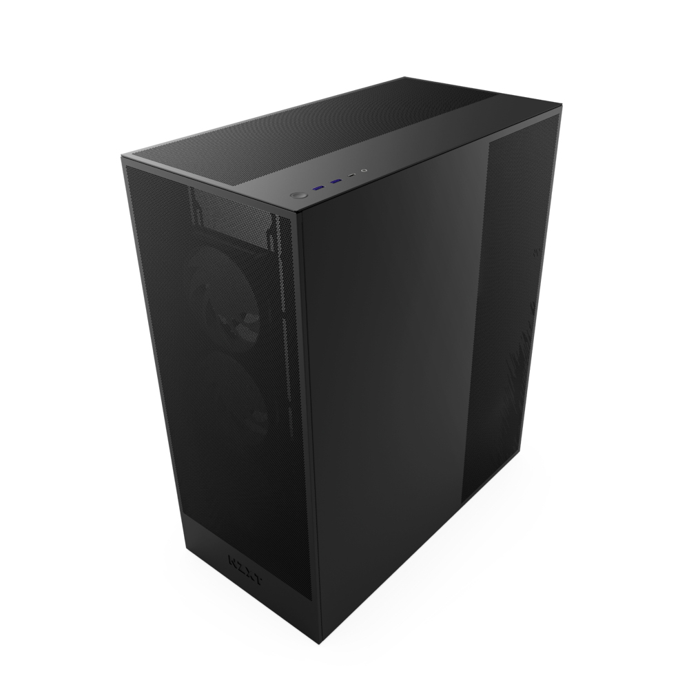 NZXT H series H7 Flow - Mid tower - ATX - Seitenteil mit Fenster (gehärtetes Glas), Ansicht 4