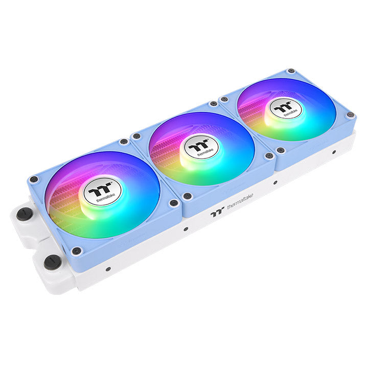 Thermaltake CT120 EX ARGB Sync Hydrangea Blue 3 Pack Gehäuseluefter - Gehäuse-Lüfter - 2.000 rpm, Ansicht 4