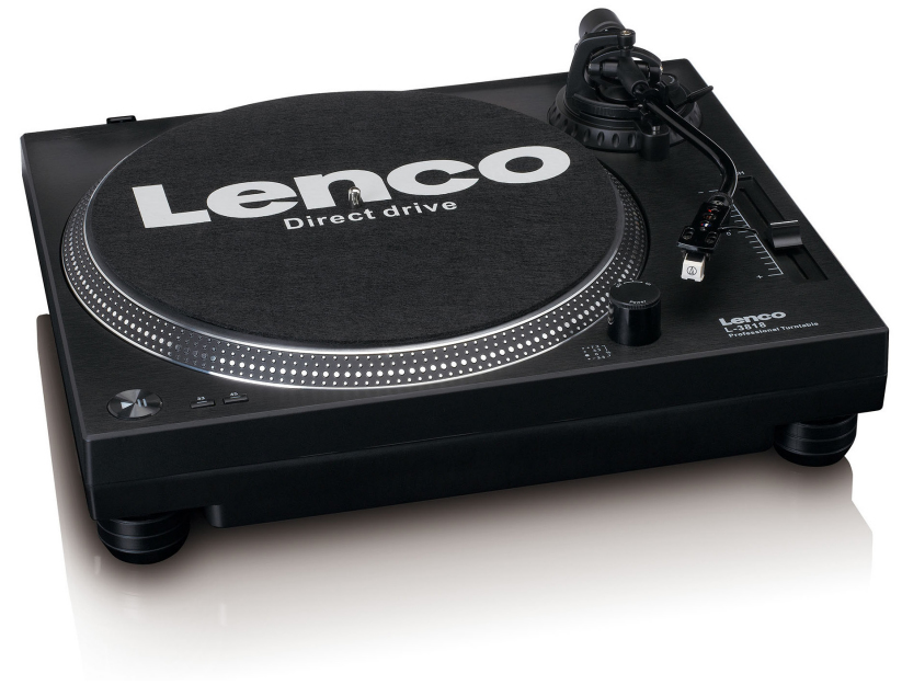 Lenco L-3818 - Plattenspieler - Schwarz, Ansicht 2