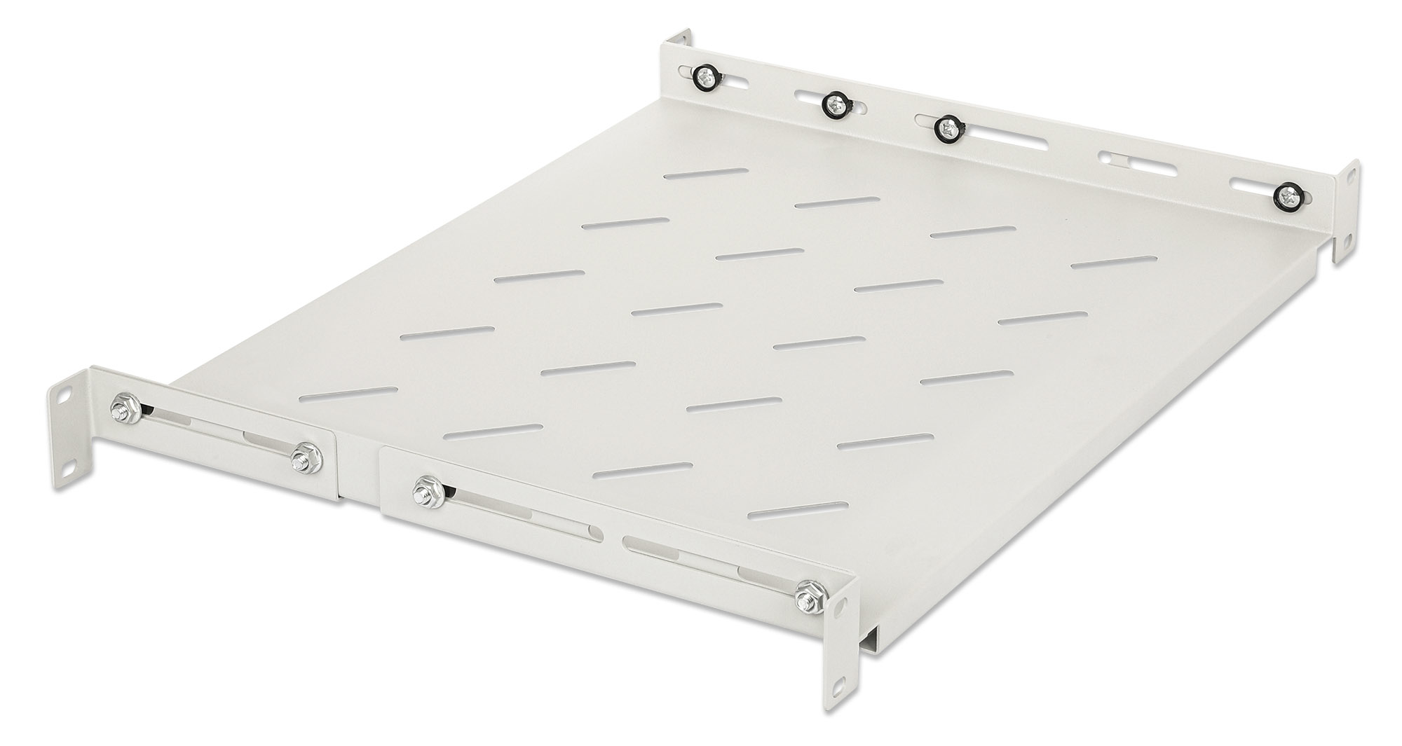 IC Intracom Intellinet - Rack - Regal - with variable rails, fixed mounting - Grau, RAL 7035 - 1U - 48.3 cm (19), Ansicht 4