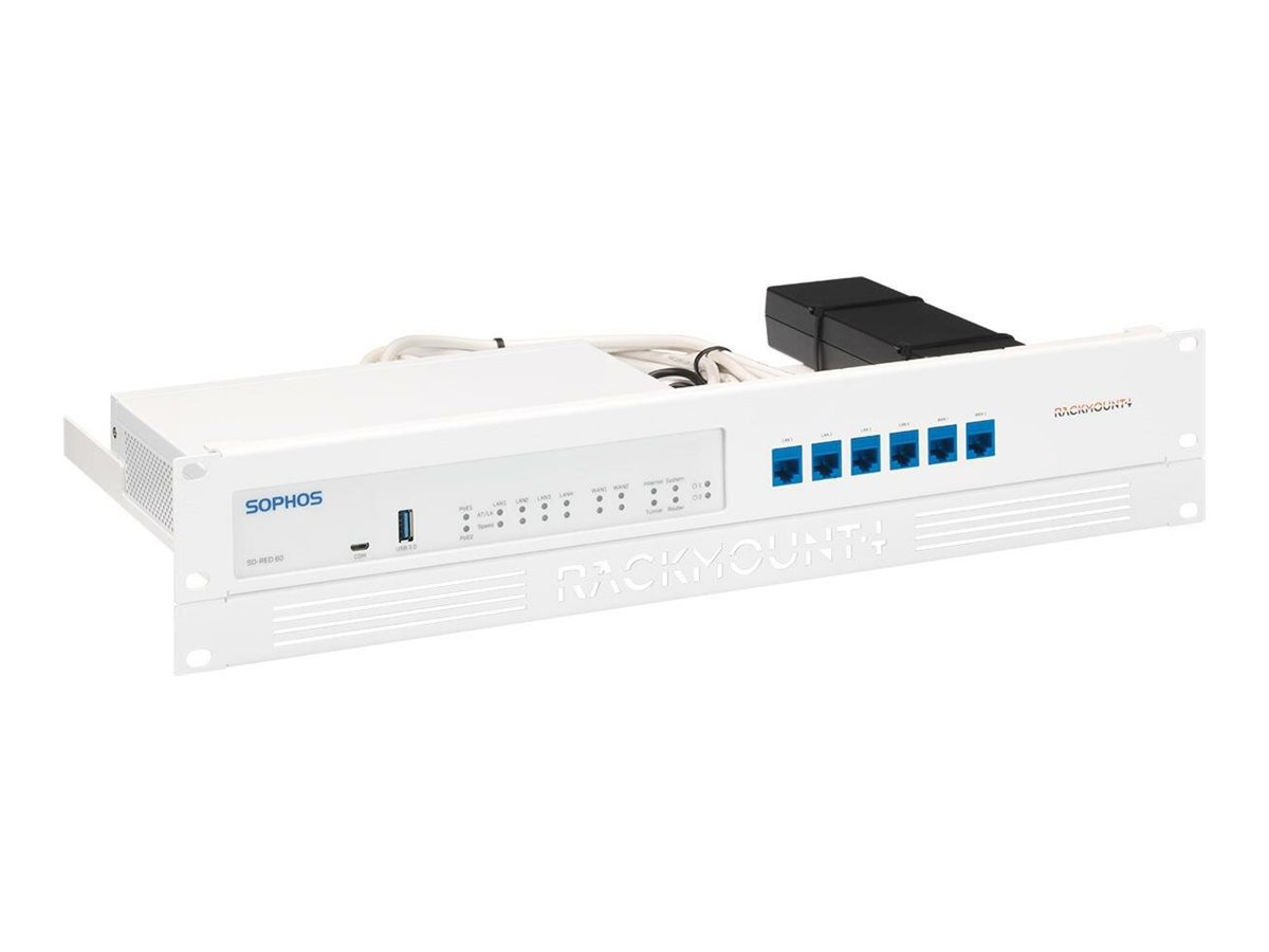 Rackmount.IT RM-SR-T10 - Netzwerk-Einrichtung - Rack montierbar - RAL 9003, Signal White - 1.3U - 48.3 cm (19), Ansicht 4