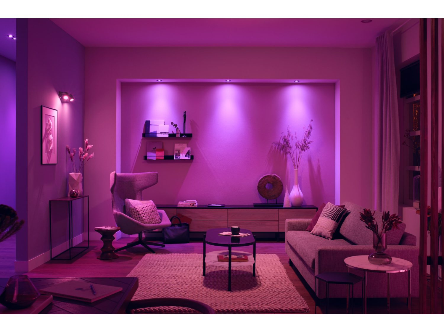 Philips Hue White and Color Ambiance Centura - Vertieftes Spotlicht - GU10 - 4.2 W - Klasse E - 2000-6500 K - (3er Pack), Ansicht 4