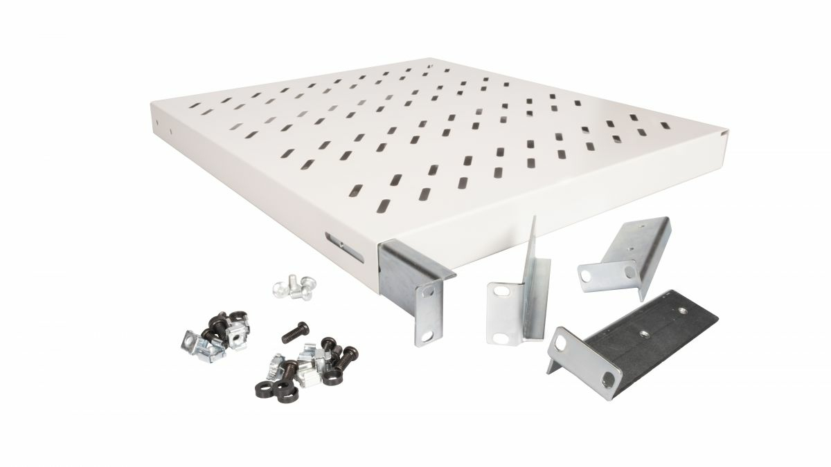 Equip Fachboden variabel 19 für Serverschränke 1U 50cm gr - Zubehör Stromversorgung - 0,5 m, Ansicht 2