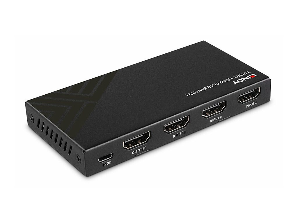 Lindy 3 Port HDMI 8K60 Switch, Ansicht 4