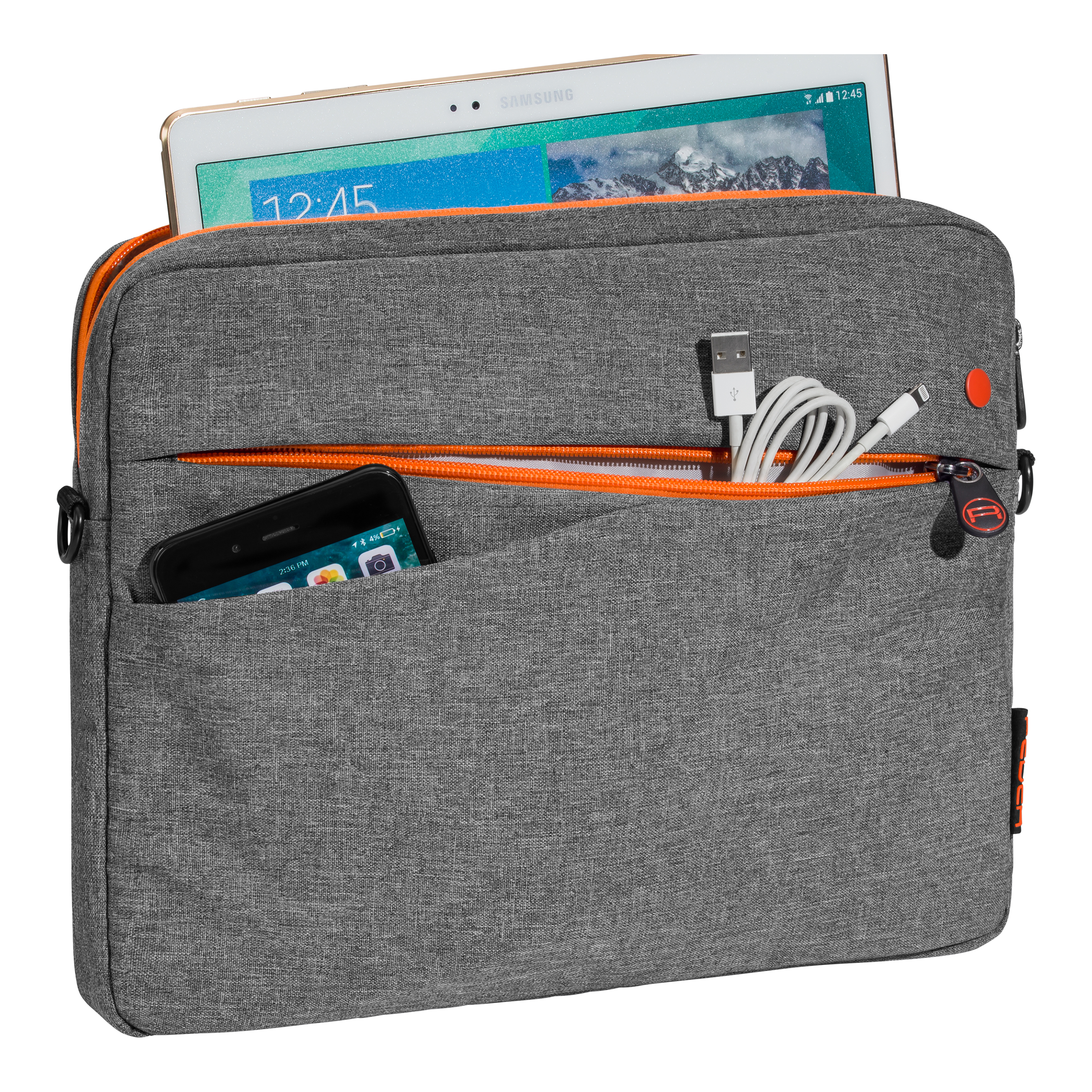 PEDEA 64060055 - Messengerhülle - Jede Marke - Apple iPad 2017/2018/Apple iPad Pro 10.5, 11 & 12.9 -12.9, Ansicht 3