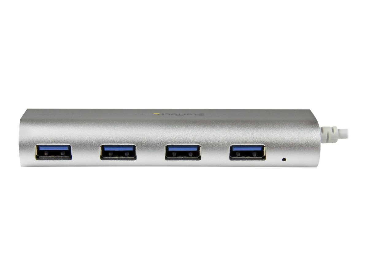 StarTech.com 4 Port kompakter USB 3.0 Hub mit eingebautem Kabel, Ansicht 4
