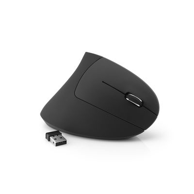 MEDIARANGE Vertikale Maus - ergonomisch - Für Rechtshänder - optisch - 6 Tasten - kabellos - 2.4 GHz, Ansicht 3