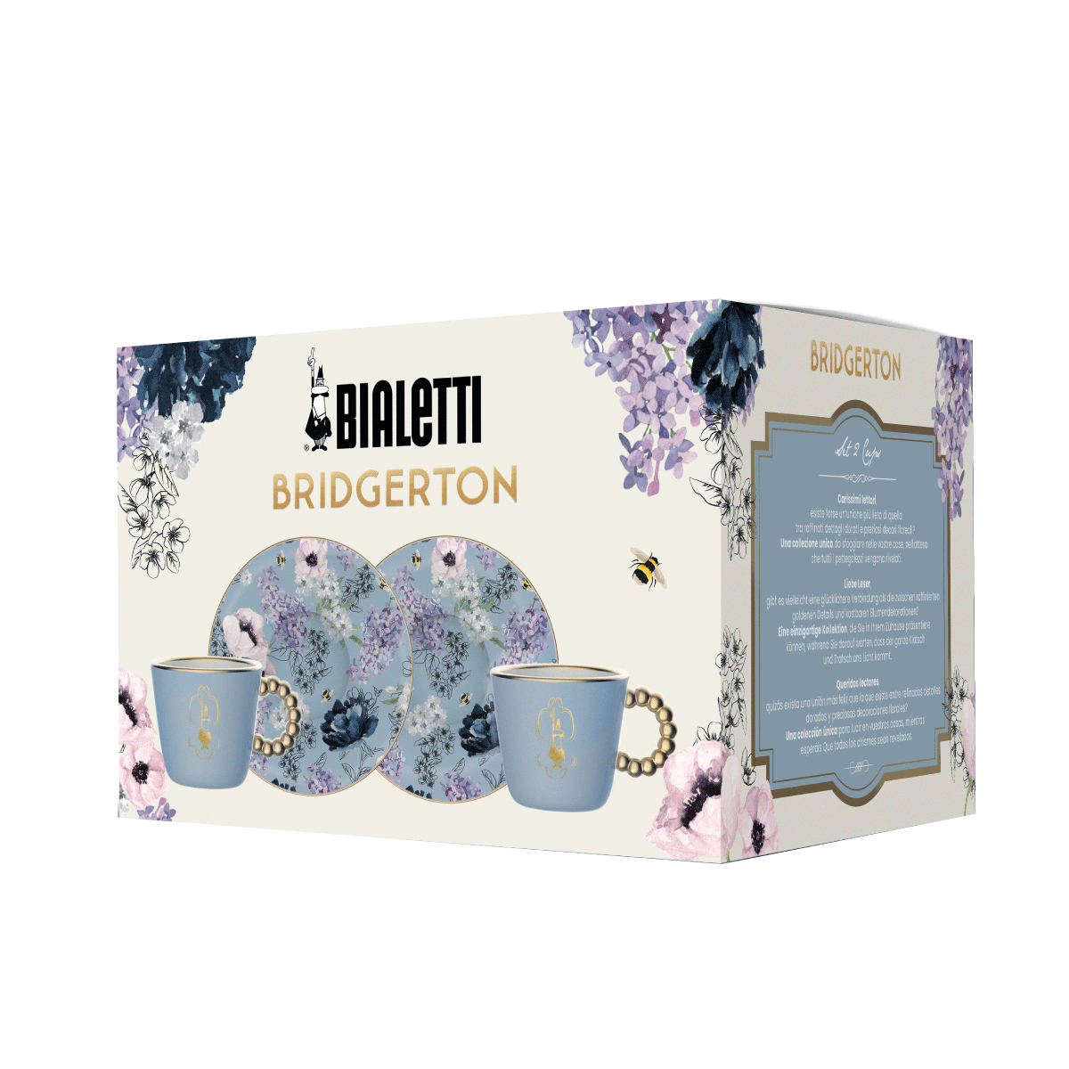 Bialetti Set 2 Tassen inkl. Untertassen Bridgerton, Ansicht 2