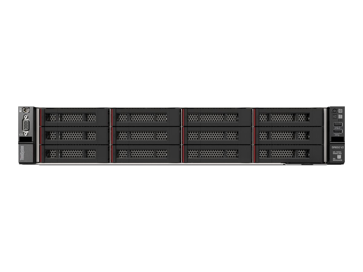 Lenovo ThinkSystem SR650 V2 7Z73 - Server - Rack-Montage - 2U - zweiweg - 1 x Xeon Silver 4310  2.1 GHz - RAM 32 GB - SAS - Hot-Swap 8.9 cm (3.5)