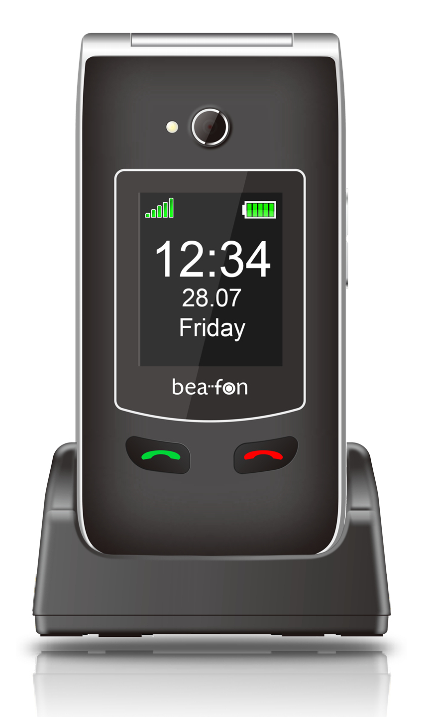Bea-fon SL645plus schwarz-silber - Mobiltelefon - 1.550 mAh, Ansicht 2
