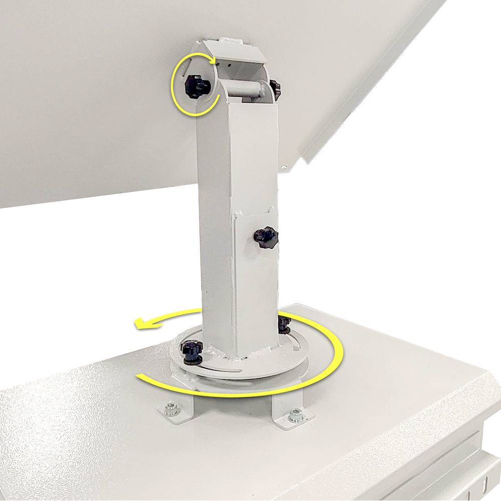 Lanview RCCTV007 - 12U - 103 g - Weiß, Ansicht 4