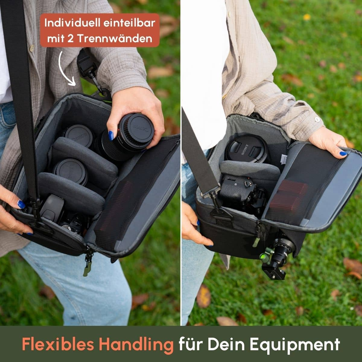 C-ROPE Kameratasche zum Umhängen V3 in Schwarz retail - Tasche, Ansicht 2