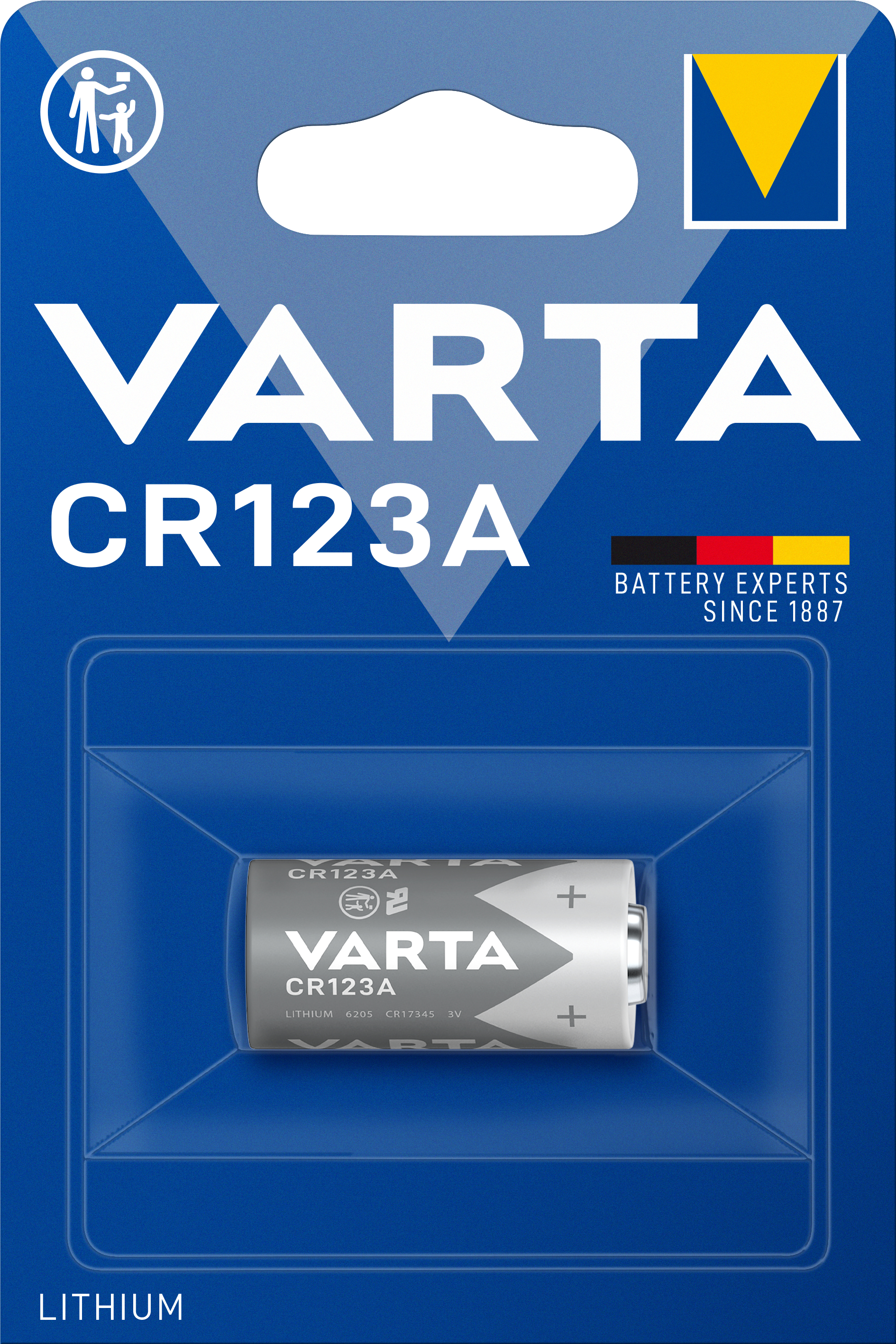 Varta Photo Lithium - Batterie CR123A - Li, Ansicht 3