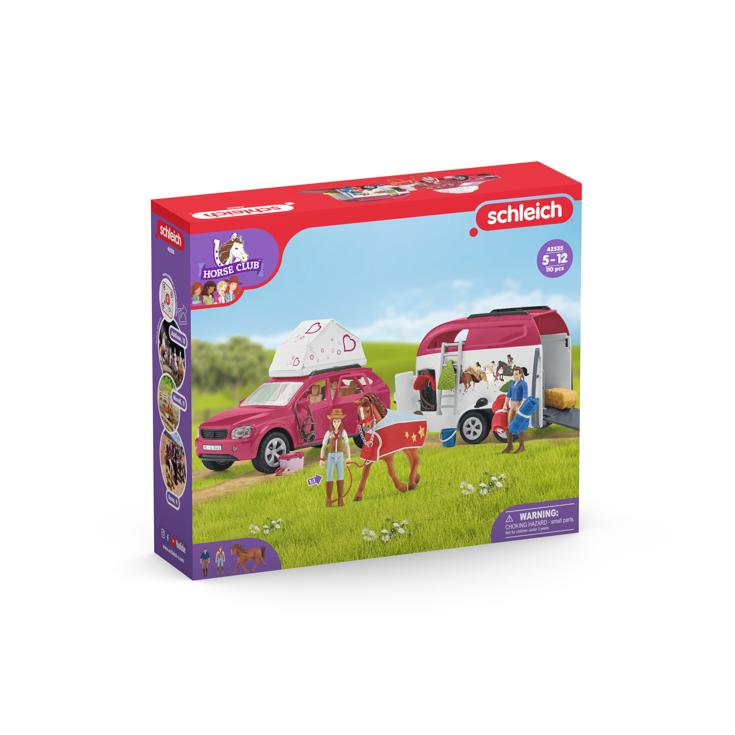 Schleich HORSE CLUB 42535 - Aktion/Abenteuer - Camping - Horses - 5 Jahr(e) - Mehrfarbig - Kunststoff, Ansicht 2