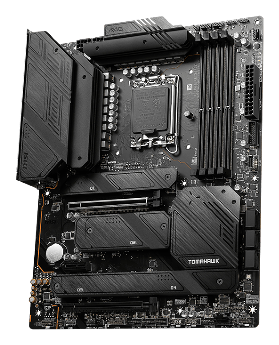 MSI MAG Z790 Tomahawk WIFI - Motherboard - ATX - LGA1700-Sockel - Z790 Chipsatz, Ansicht 3