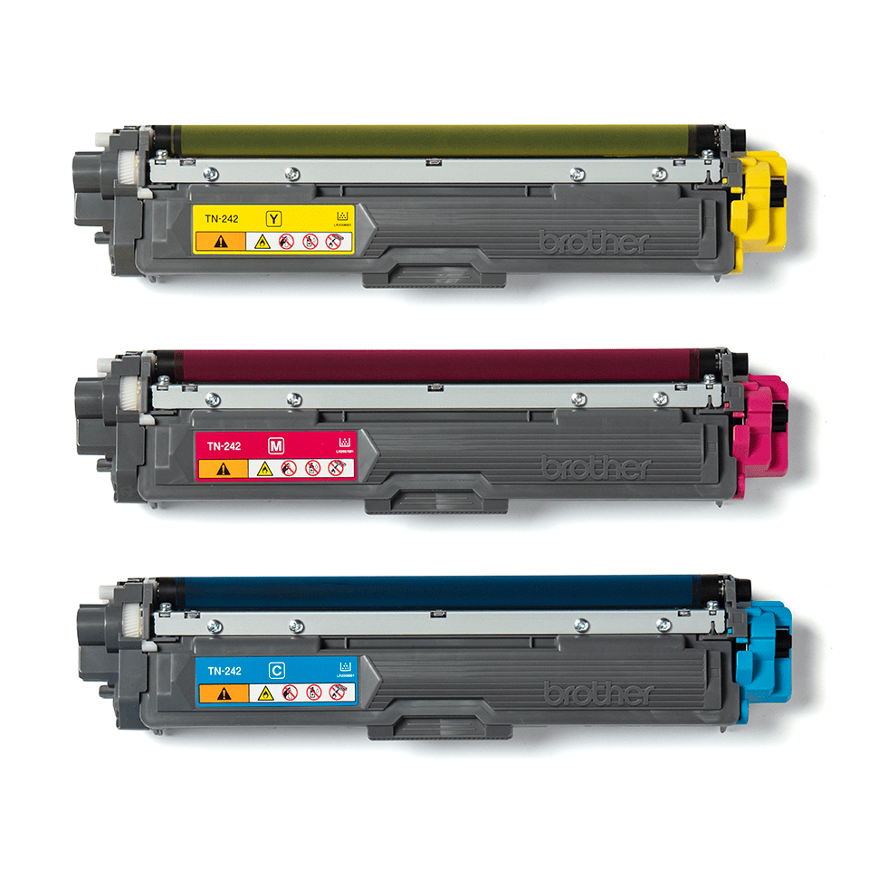 Brother TN242CMY Value Pack - 3er-Pack - Gelb, Cyan, Magenta, Ansicht 4