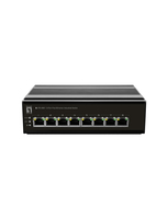 LevelOne Switch 8 Port FE IFS-0801 DIN-Rail -30°C - Switch - 01 Gbps