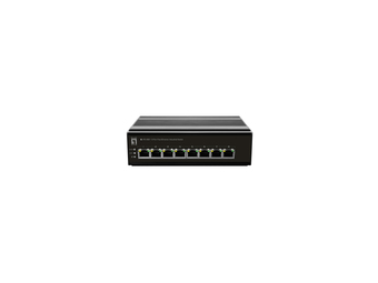 LevelOne Switch 8 Port FE IFS-0801 DIN-Rail -30°C - Switch - 01 Gbps