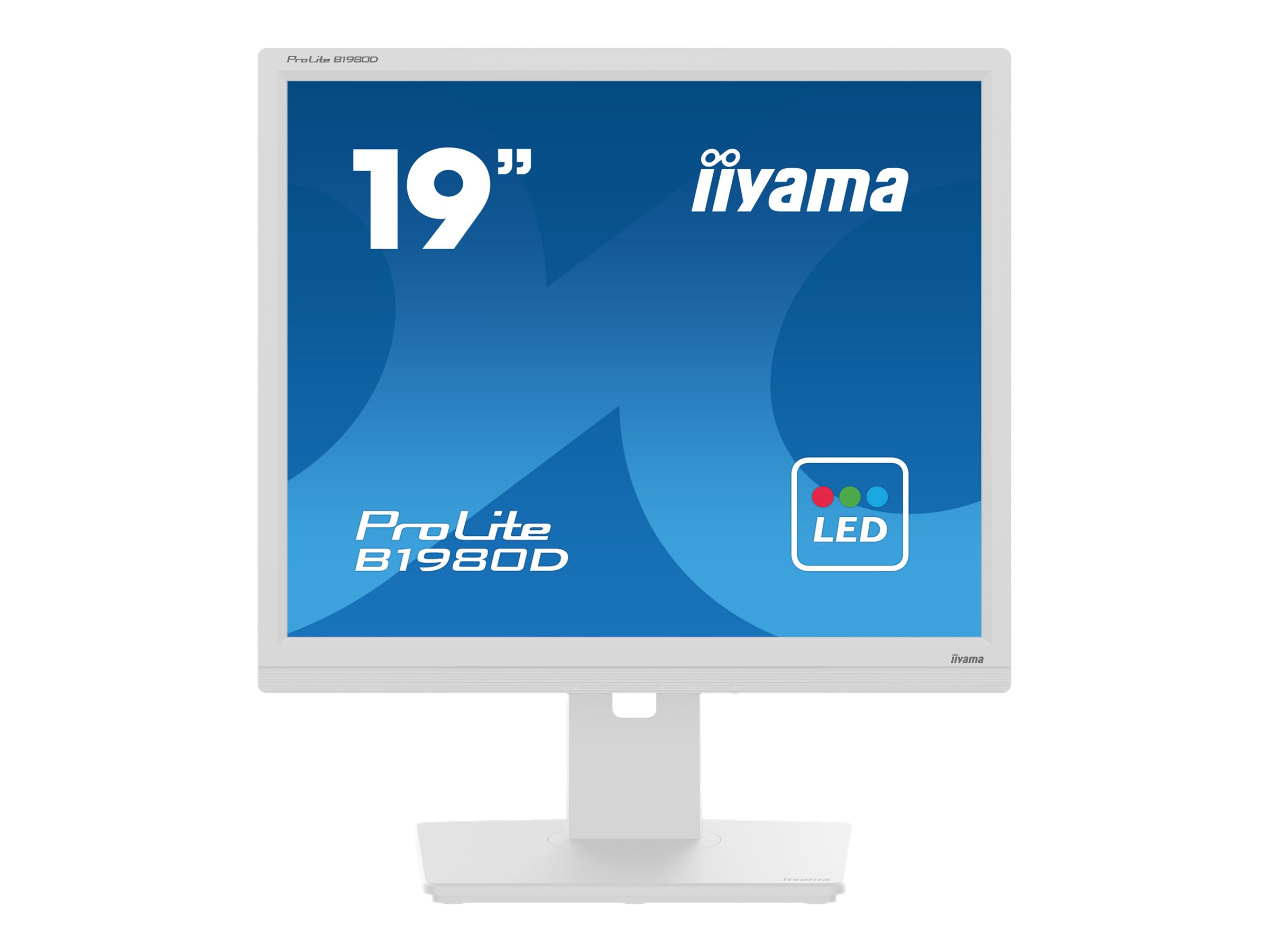 Iiyama TFT Prolite B1980D 48cm weiß 19/1280x1024/DVI/VGA/pivot/höv