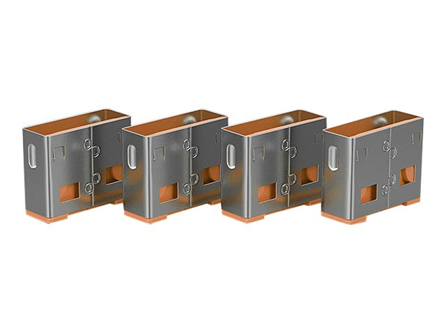 Lindy USB Port Blocker - USB-Portblocker - orange (Packung mit 10), Ansicht 2
