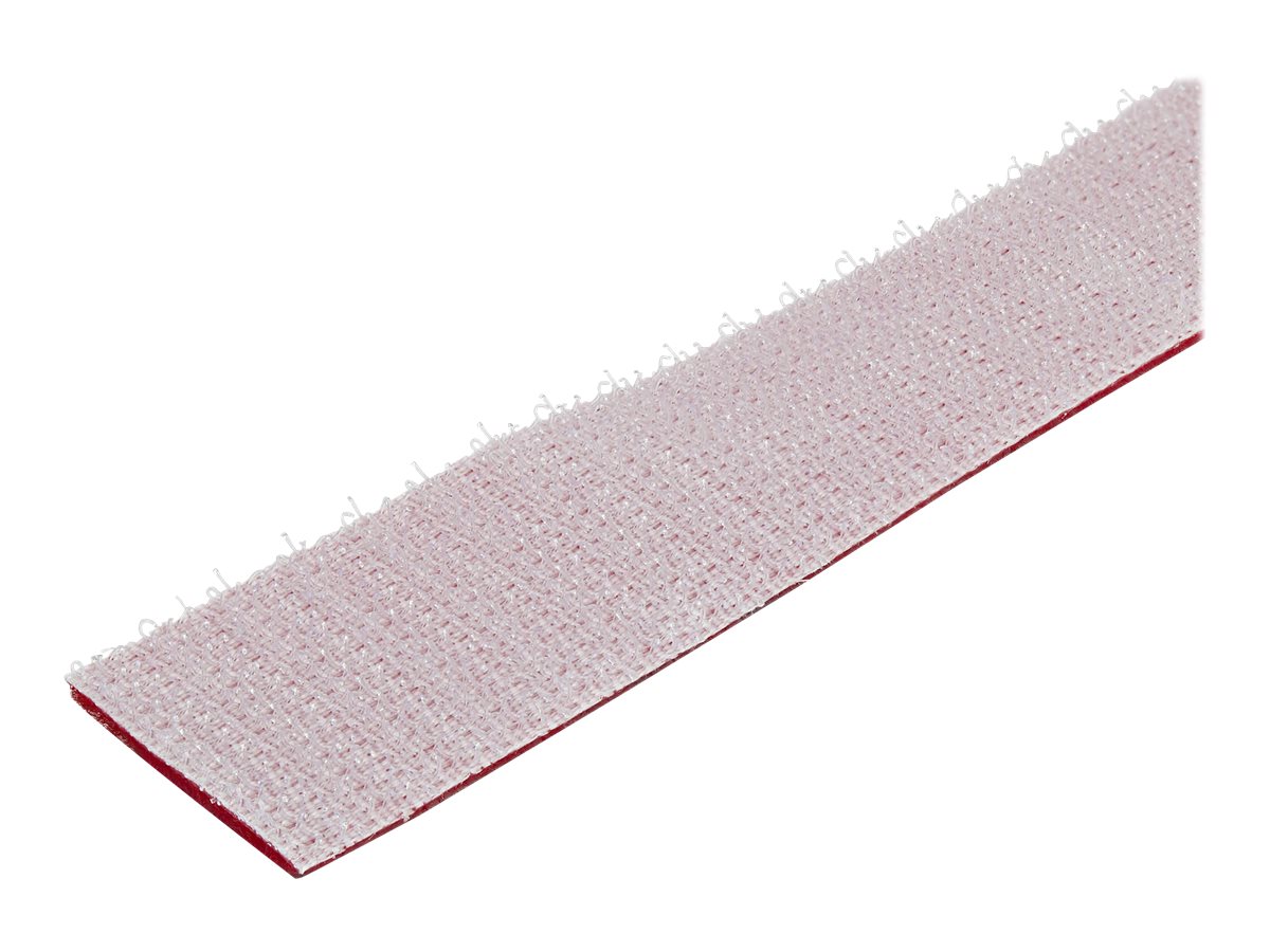 StarTech.com HKLP25RD Klettkabelbinder (76m frei zuschneidbar & wiederverwendbar) rot
