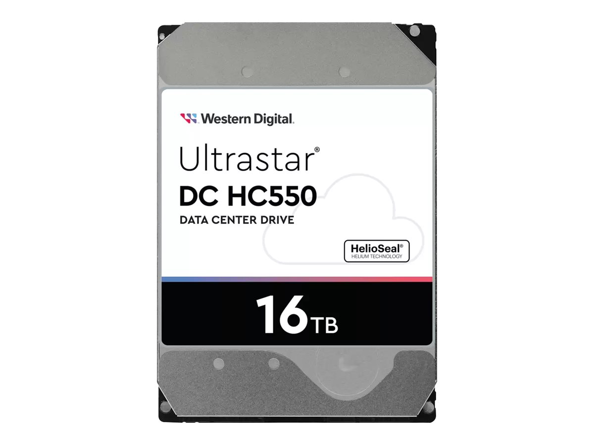 WD Ultrastar DC HC550 WUH721816AL5204 - Festplatte - 16 TB - intern - 3.5" (8.9 cm)