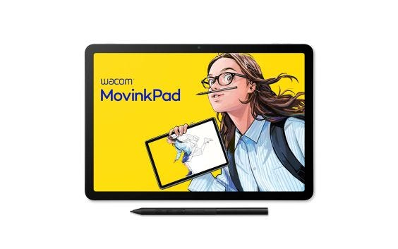 Wacom MovinkPad 11 - Digitalisierer mit LED-Display - 24.3 x 15.9 cm - Multi-Touch (10-Punkt), Ansicht 2