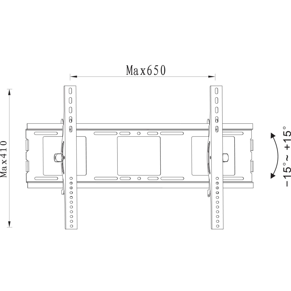 Techly Wandhalterung 32-70 LCD LED TV neigbar, Ansicht 4