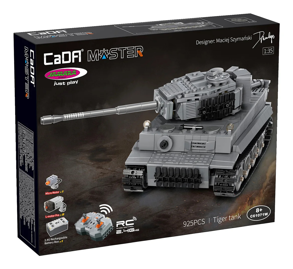 JAMARA CaDA Panzer Tiger 1 35 2.4GHz Bricks grau 8+, Ansicht 3
