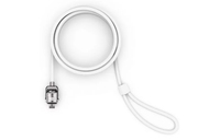Compulocks Universal Keyed Alike Cable Lock with 3M Plate ( Silver and Black)