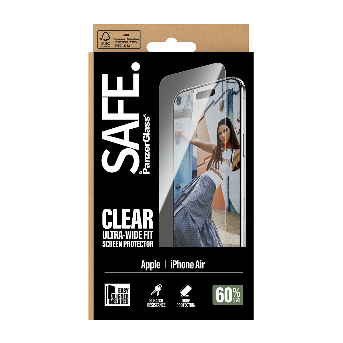 PanzerGlass Displayschutz Ultra Wide Fit iPhone Air, Ansicht 4