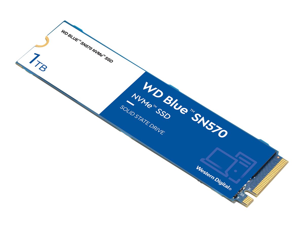 WD Blue SN570 NVMe SSD WDS100T3B0C - 1 TB SSD - intern - M.2 2280 - PCI Express 3.0 x4 (NVMe)