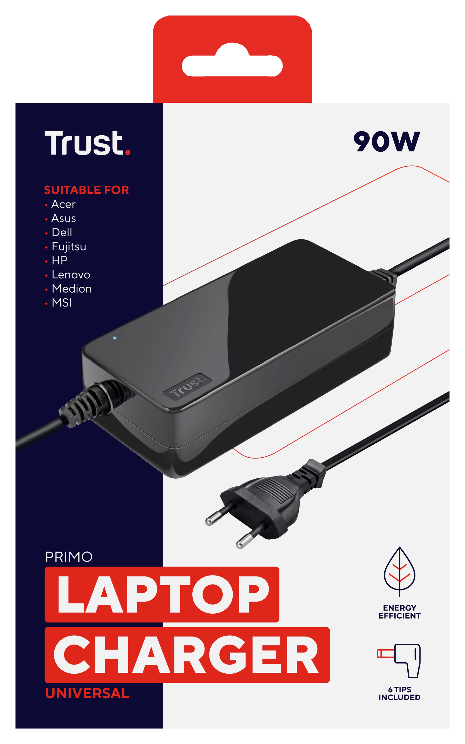 Trust Primo - Netzteil - Wechselstrom 100-240 V, Ansicht 4